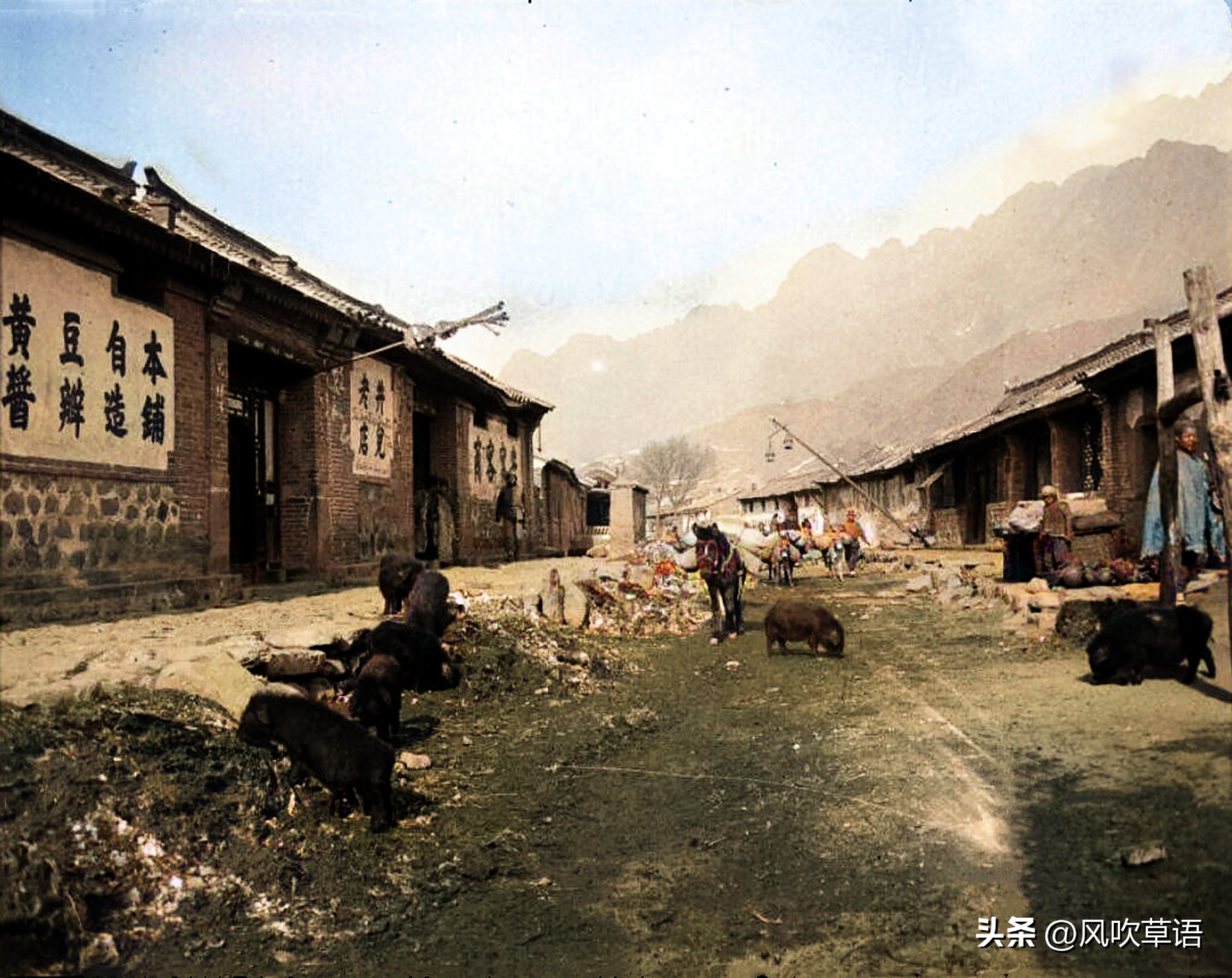 1860-1910年代北京城墙老照片,古城堡老照片