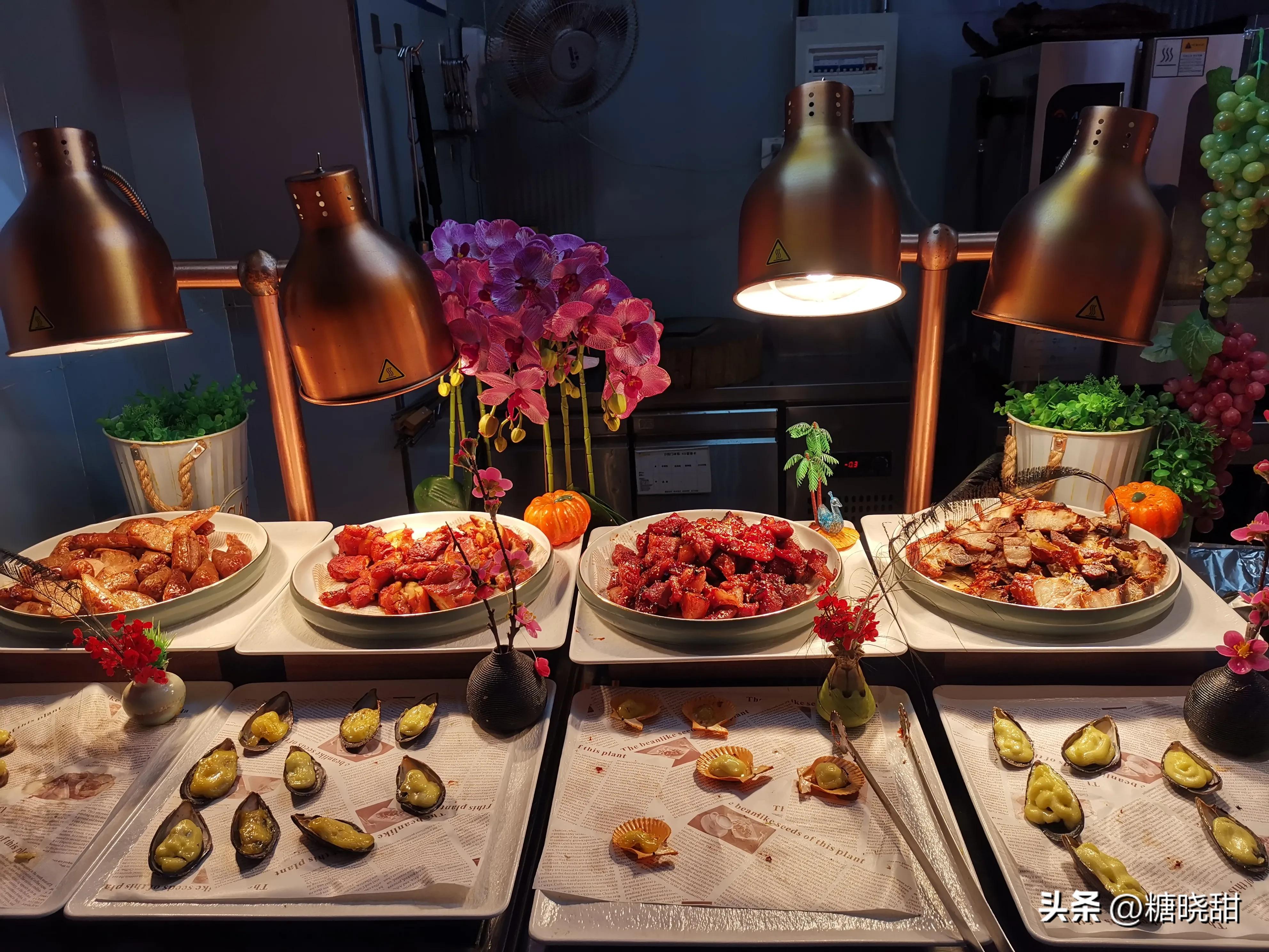 美食探店看着蒜蓉虾流口水,海鲜鲍鱼小龙虾螃蟹