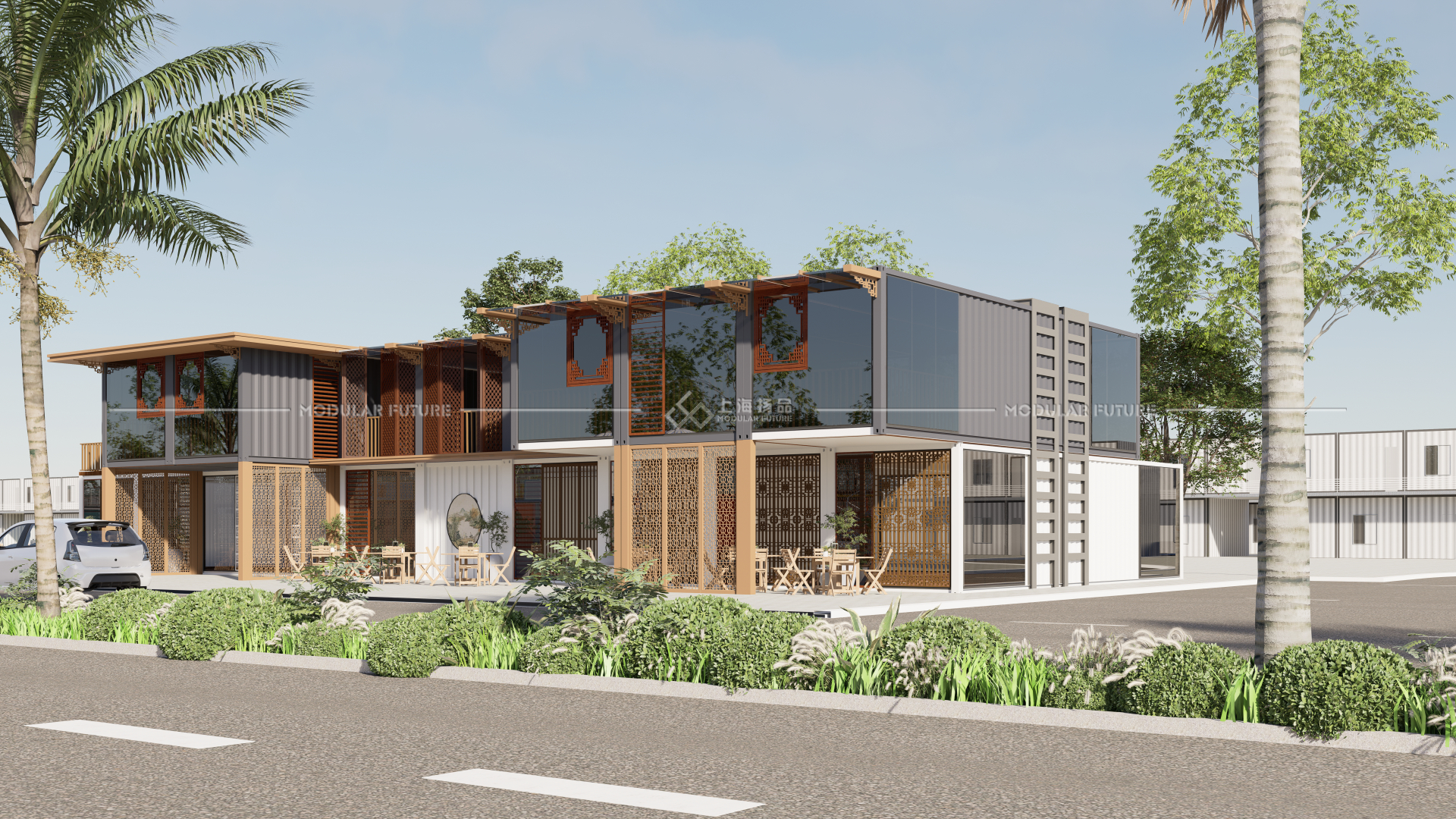 集装箱打造特色网红商业街，新型商业模式一起了解一下吧~