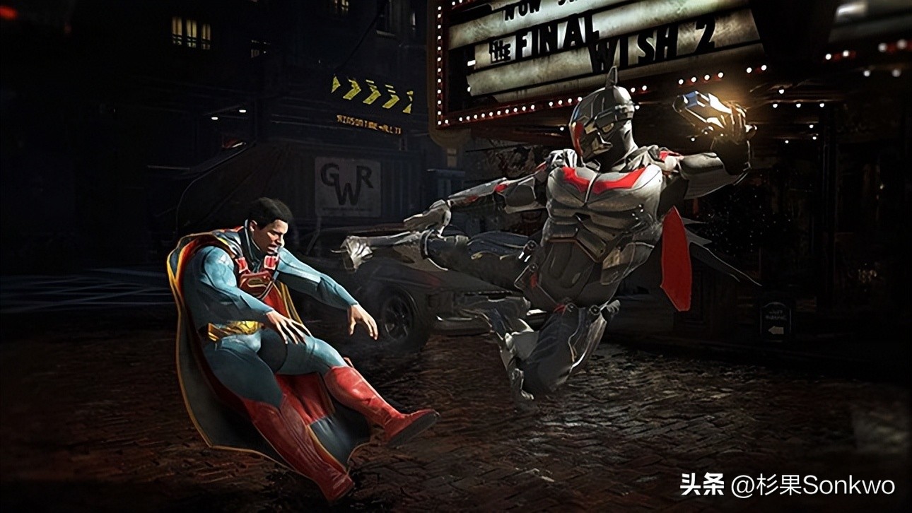蝙蝠侠打绿巨人游戏,蝙蝠侠打超人骨折