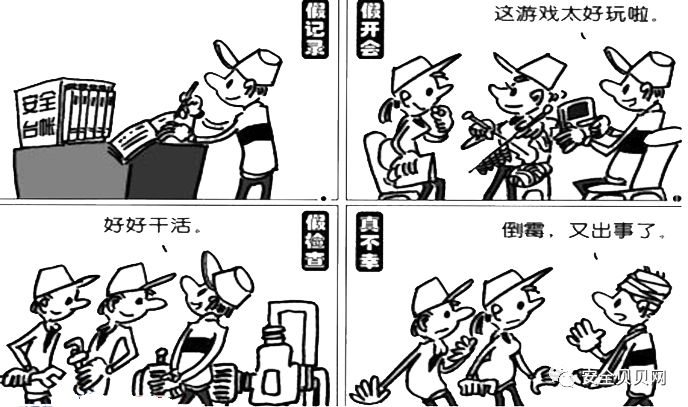 安全小漫画四幅图,安全漫画200张干货满满