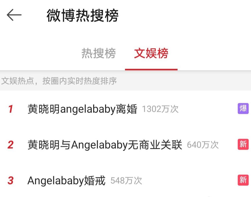黄晓明和baby离婚文案,黄晓明杨颖世纪现场语录