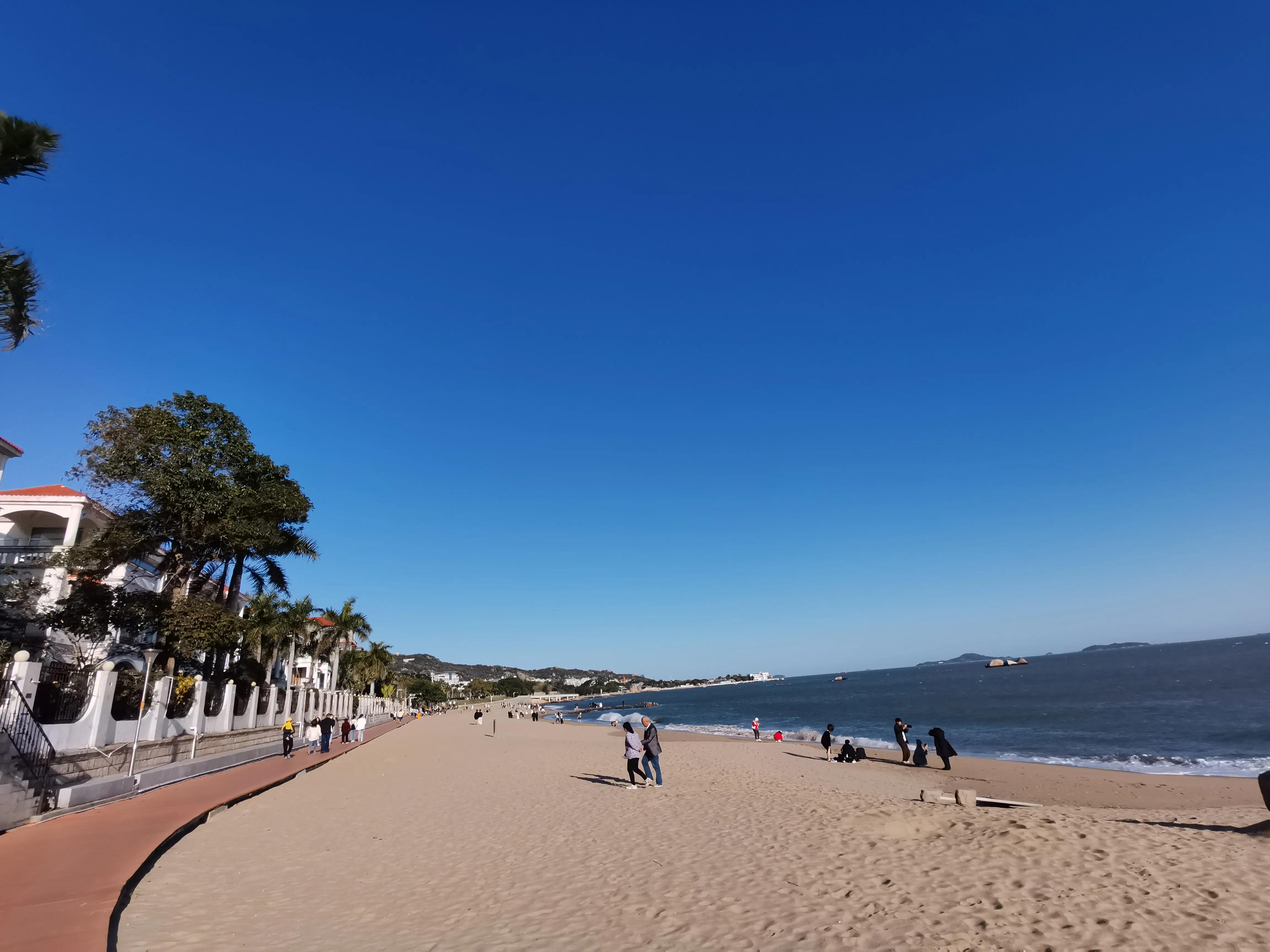 厦门的蓝天白云大海,厦门的海厦门的天空