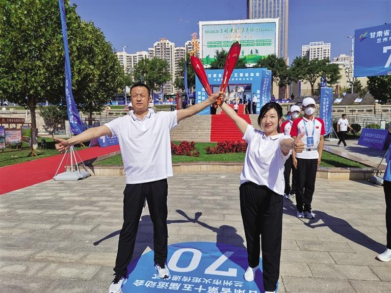 甘肃省十五届运动会火炬传递路线,奥运圣火传递兰州全过程