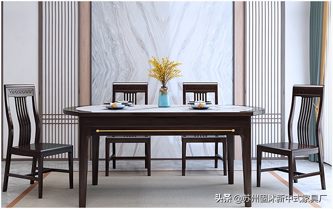 全屋实木家具新中式,新中式含蓄秀美韵味十足