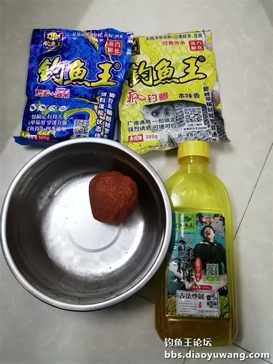 钓鱼王饵野钓破百尾