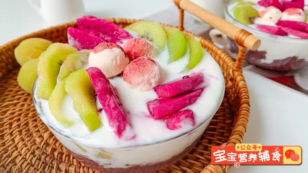 紫米核桃红豆宝宝辅食,紫米红薯燕麦粥宝宝辅食