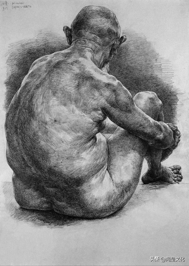 天津美院教授于小冬速写,于小冬美院速写图文