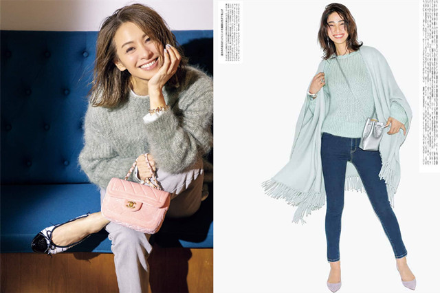 小香风粉色穿搭冬季高级感,粉紫色小香风高级感穿搭