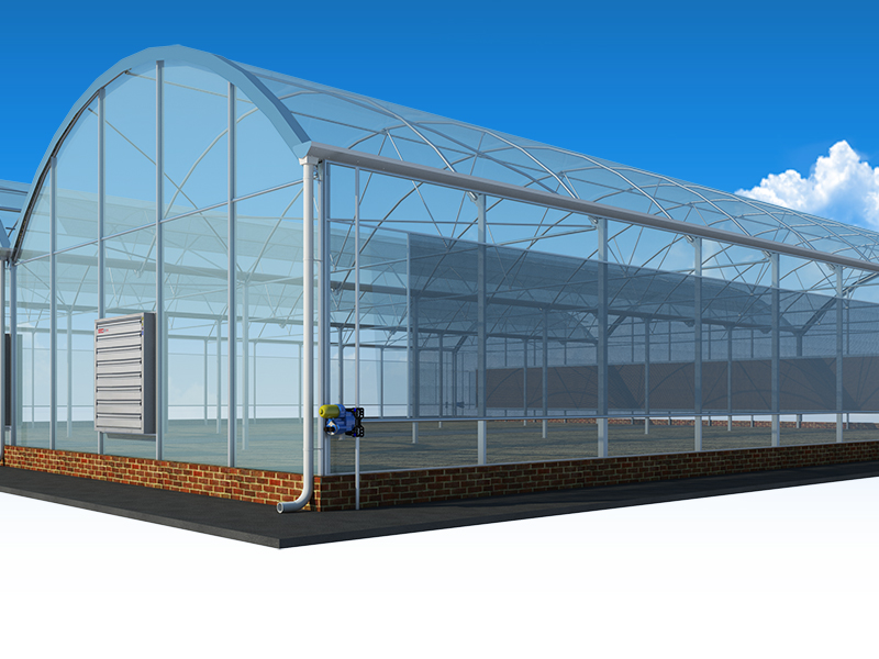 简易薄膜连栋温室大棚建造全过程,连栋薄膜温室大棚建造教程