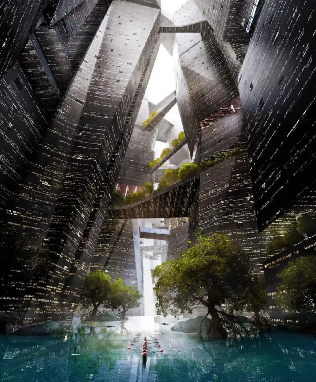 沙特摩天大楼最新消息,沙特建造镜面摩天大楼