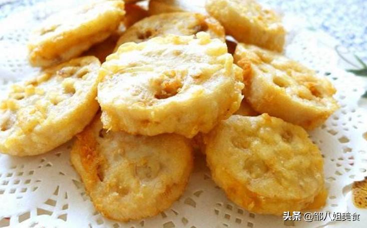 大厨炸藕夹脆皮糊视频,正宗炸藕夹的糊怎么调视频