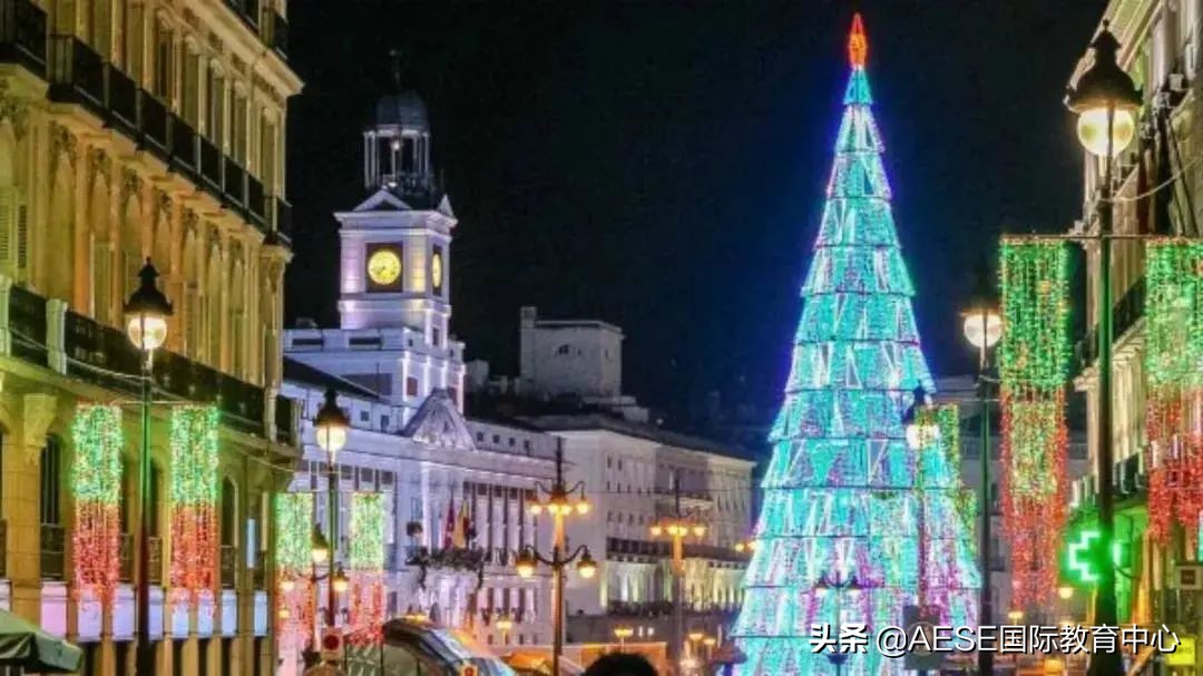 狂欢节西班牙马德里,西班牙马德里的元旦观灯节