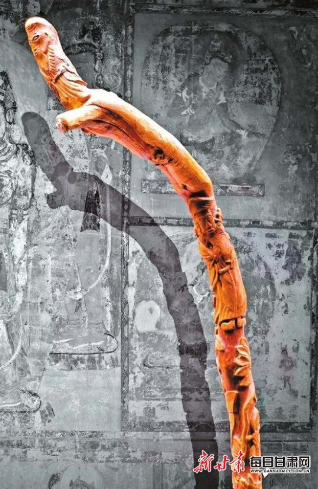 八仙拐杖这件文物怎么发现的,千佛洞文物价值图