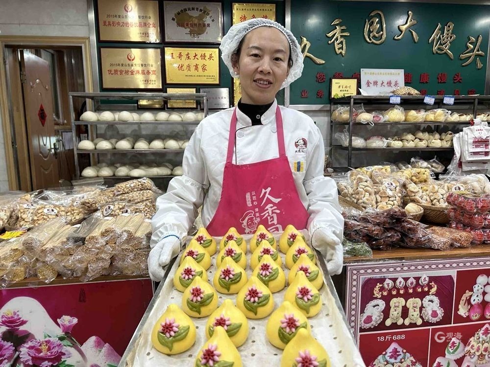 青岛王哥庄大馒头寿桃定做,王哥庄大寿桃馒头价格表