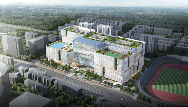 无边泳池、彩虹跑道、滑冰场都会有浙江全民健身中心正式开工