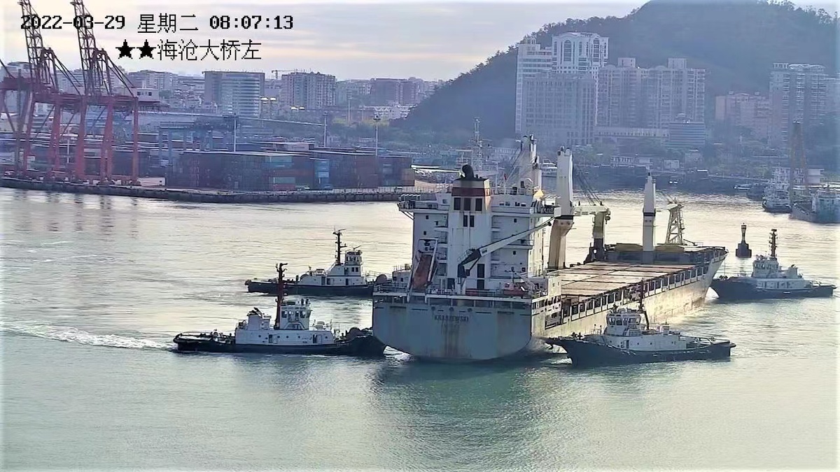 迅速响应！厦门海事局交管中心紧急处置大型杂货船主机失控险情