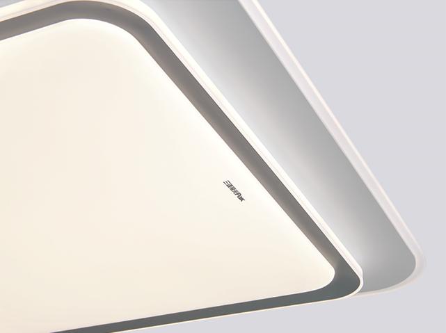 三雄极光2022新品月辰吸顶灯，简洁淡雅大气之选