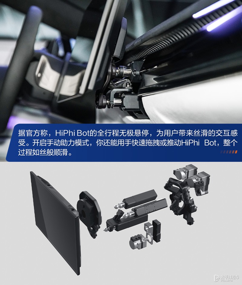 造型对开门,高合汽车机械臂