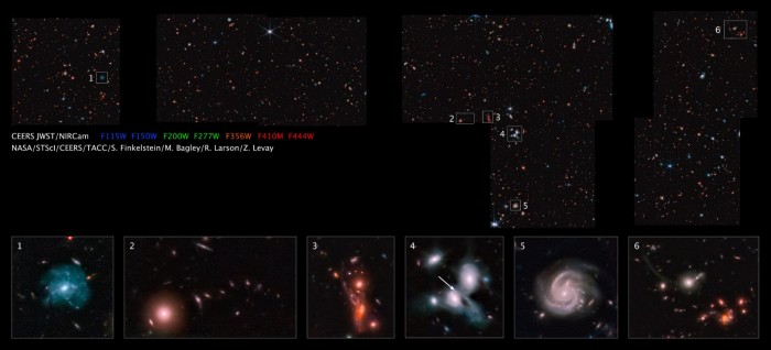 韦伯望远镜观测到迄今最遥远星系,韦伯望远镜发现最年轻的星系