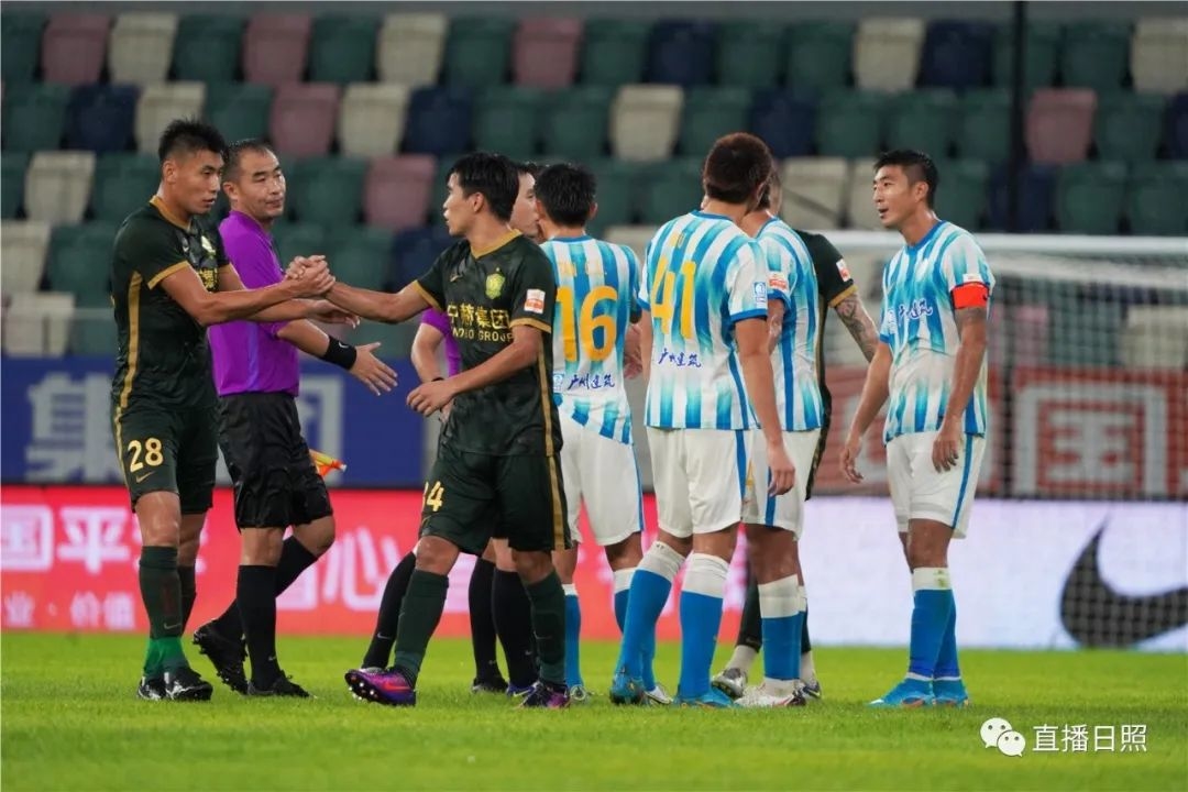 中超日照国安,国安赢泰山比赛