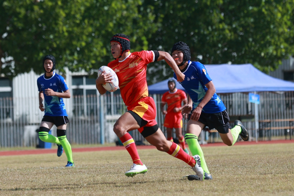 朝阳区夺双冠市十六运七人制橄榄球项目比赛收官