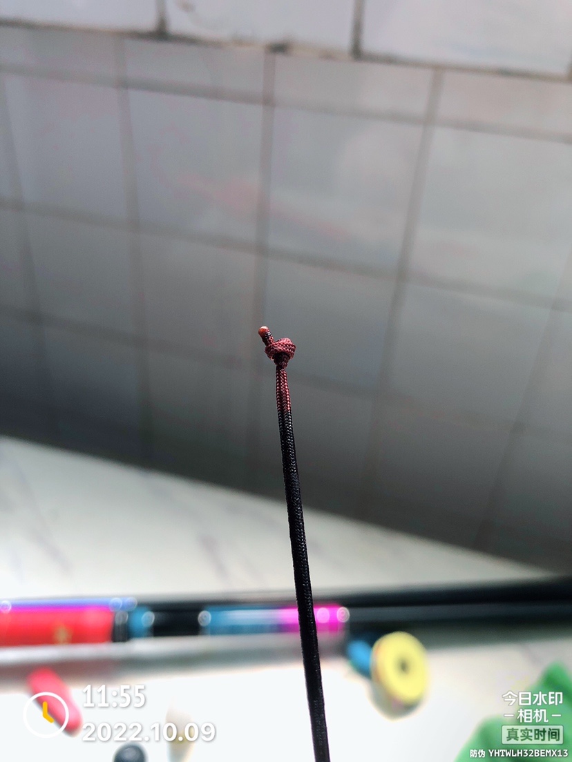 快速换竿稍绳,钓大物主线连接竿稍绑法