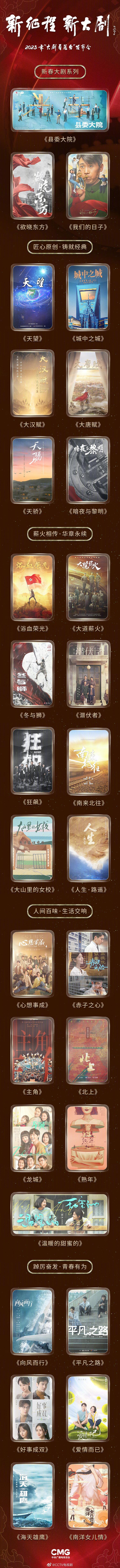 2023央视大戏引期待，茅奖改编剧就有两部