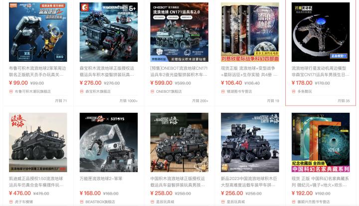 流浪地球周边众筹是什么,《流浪地球2》周边众筹金额破亿