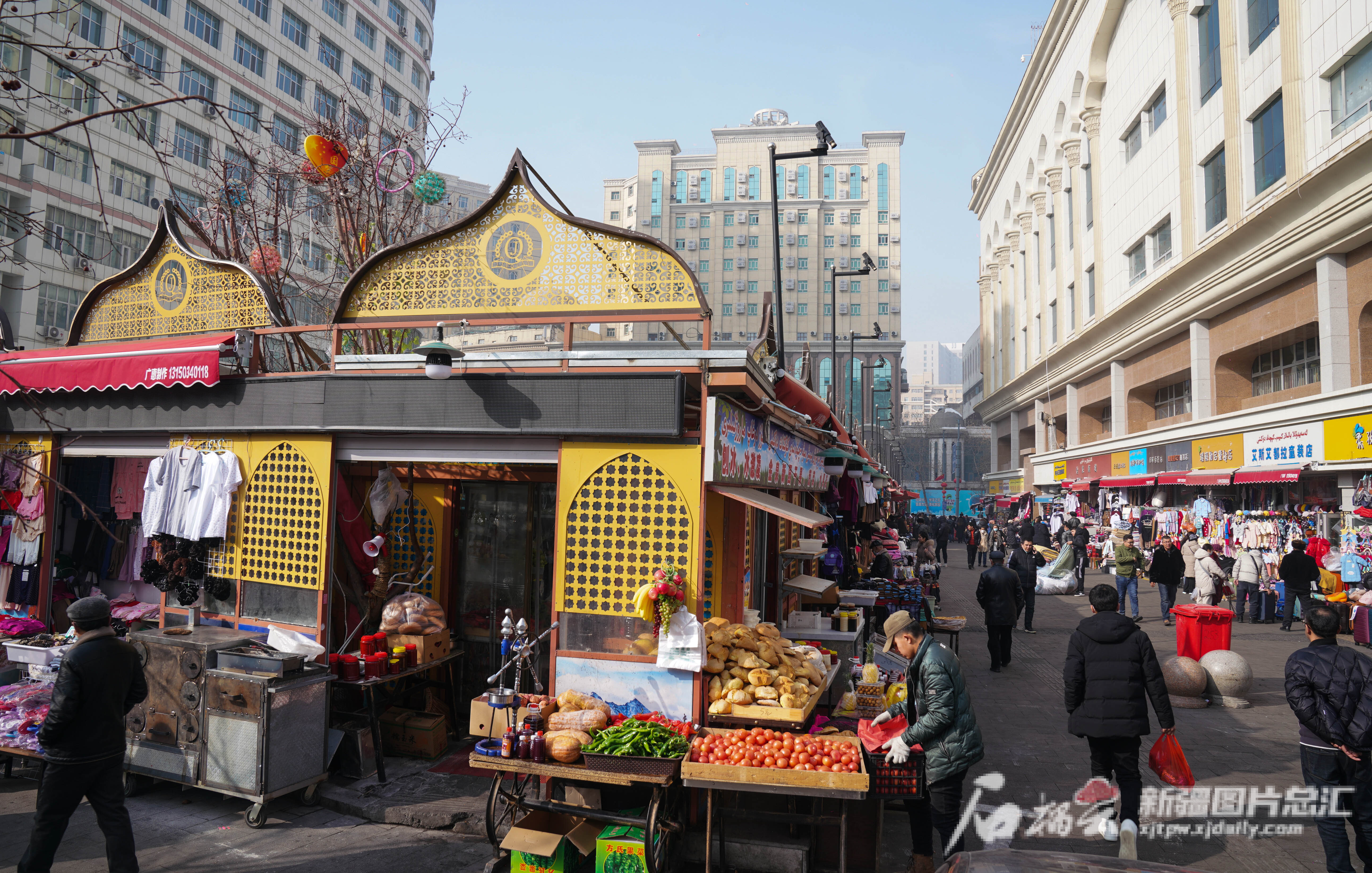 二道桥大巴扎步行街乌鲁木齐,乌鲁木齐河坝二巷小巴扎在哪