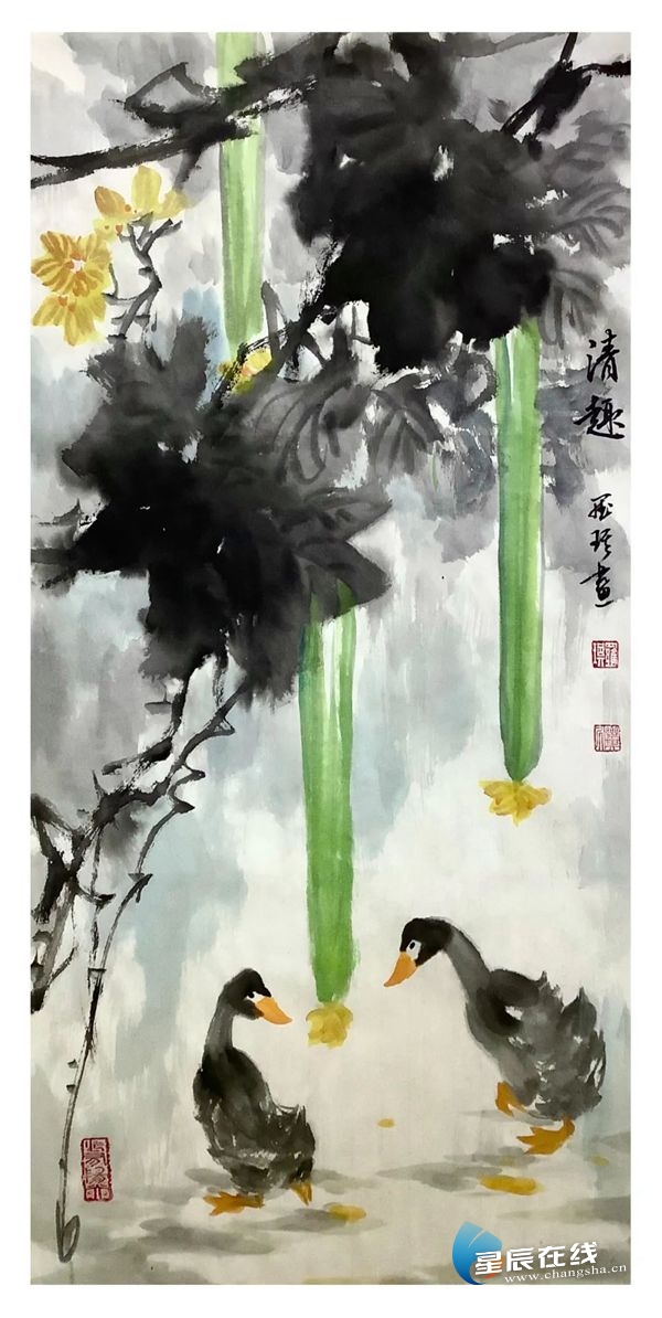 星辰文艺∣望城开启“温馨时尚大美望城”首届女画家作品线上展