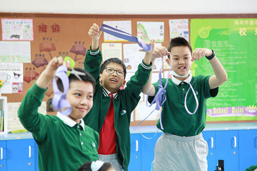 深圳外国语小学举办快乐数学日，让孩子们在快乐中长智慧