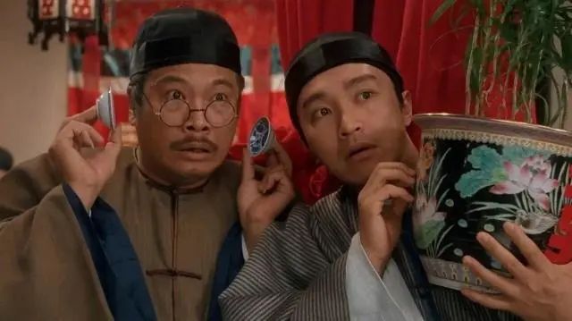 周星驰吴孟达破坏之王下战书笑场,周星驰吴孟达默契配合