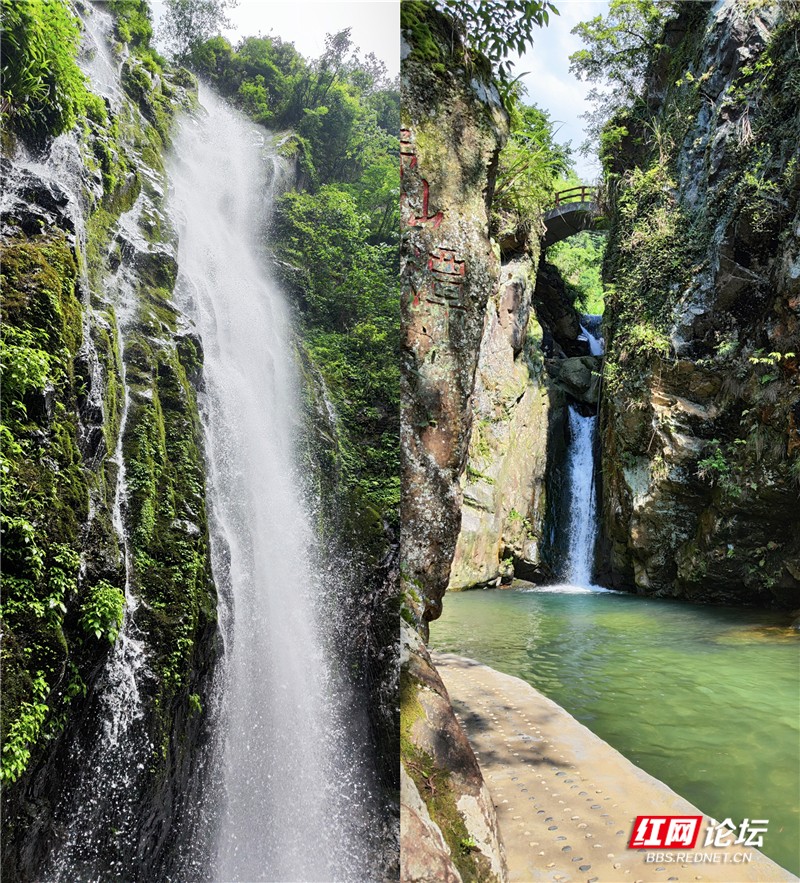 有山有水有瀑布，炎炎夏日好去处，攸县有个八福垅