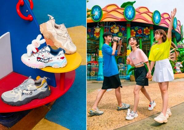 复古猫爪鞋老爹鞋,斐乐老爹经典款女鞋猫爪米白色