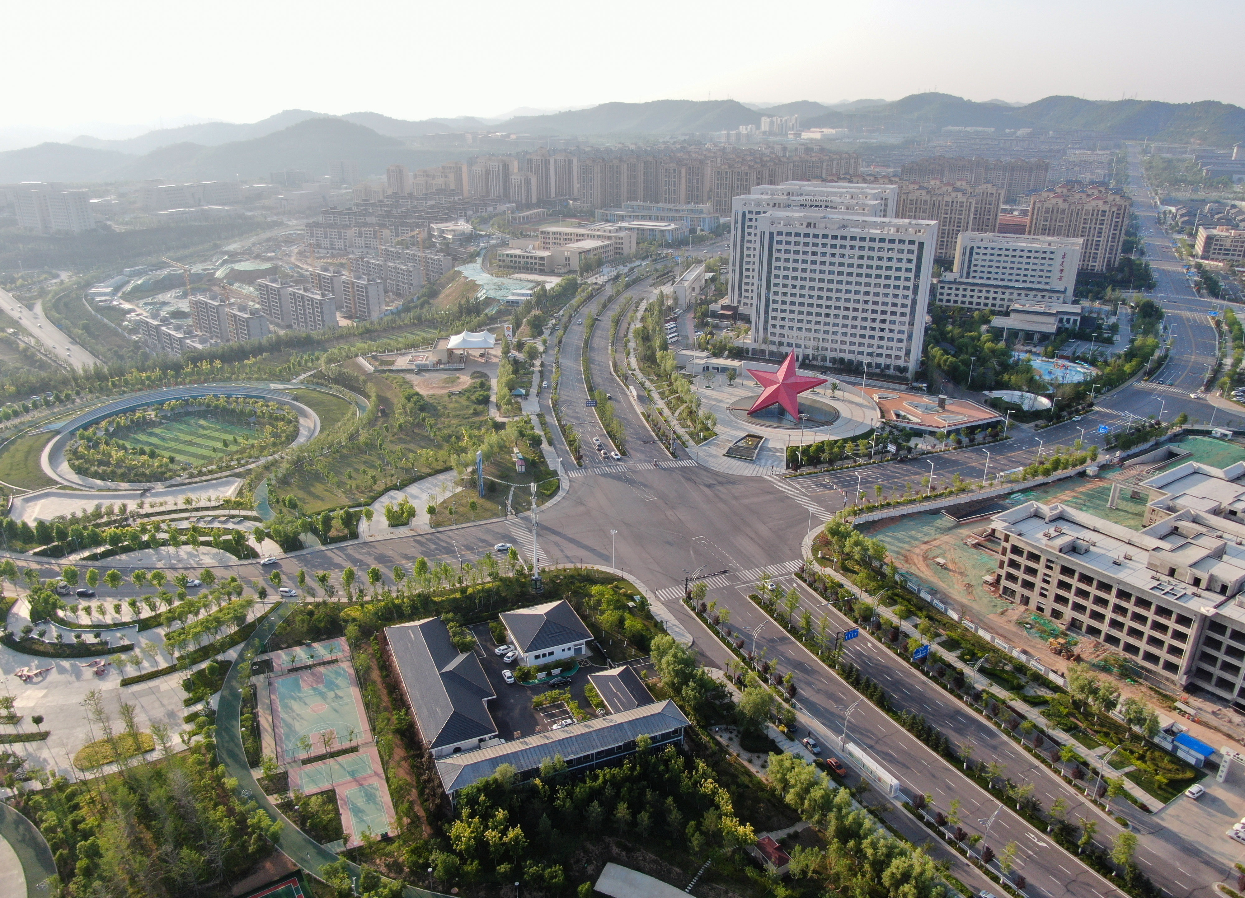 （新华全媒＋）天空之眼瞰延安